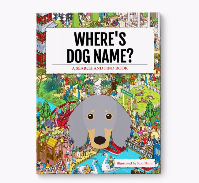 Personalised Where's {dogsName} Book